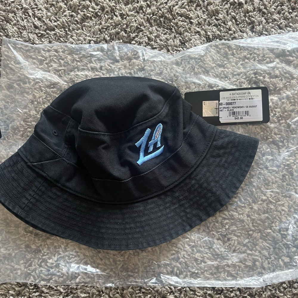 NBA Black and Blue Bucket Hat LA Clippers